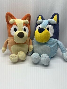 Bluey And Bingo Plush Dog Stuffed Animal - Soft Kids Cuddly Toy